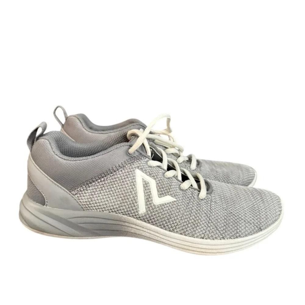 Vionic Grey Mesh Lace Up Active Walking Sneakers Shoes Womens Size 6